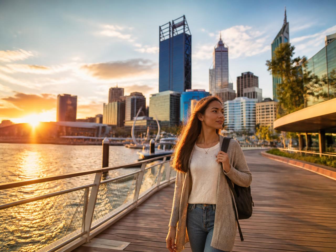 Vida de estudiante en Perth